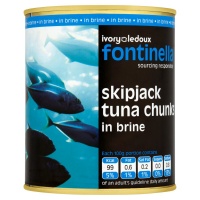 Skipjack Tuna Chunks in Brine - 1 x 800g tin